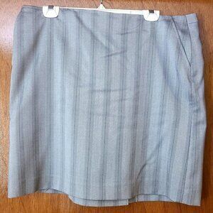 *4 for $20* Grey Striped Mini Skirt